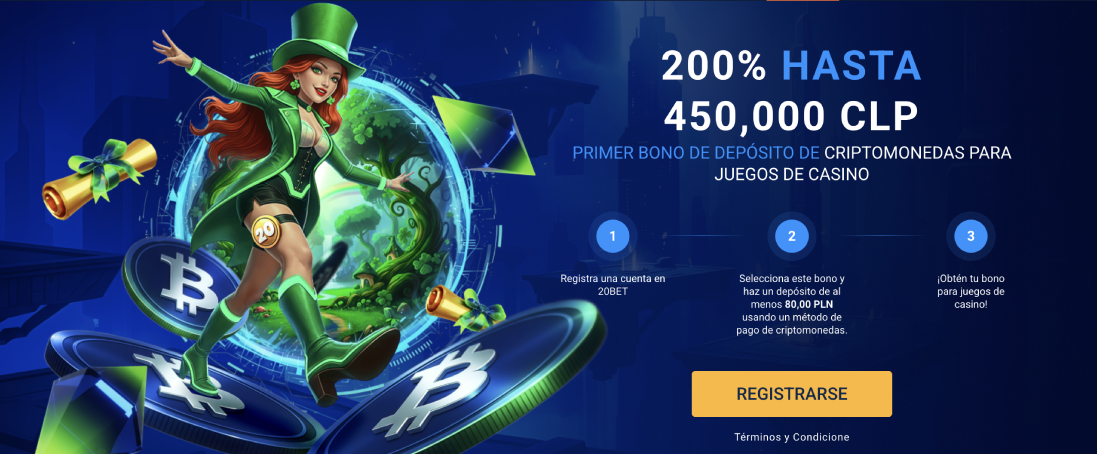 Banner oficial 20 Bet Casino