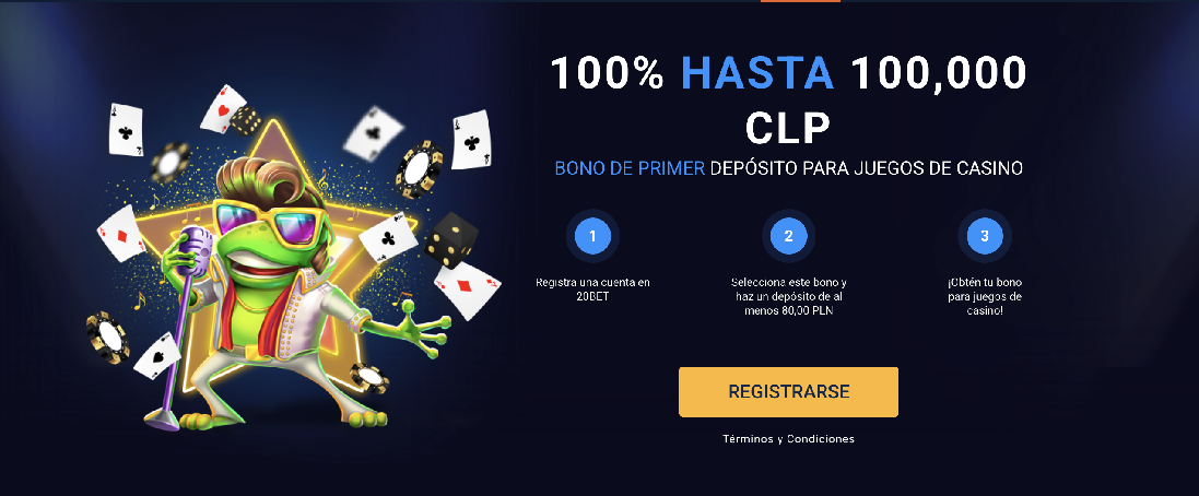Arte promocional 20 Bet Casino