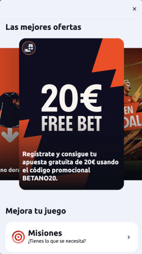 20 Bet promociones destacadas para Chile